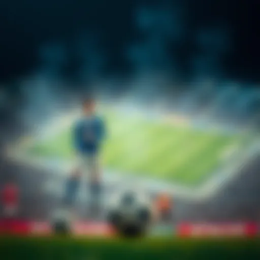 Conceptual illustration of Asian handicap betting