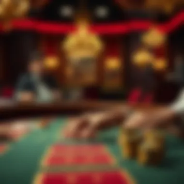 Visual representation of baccarat history and evolution