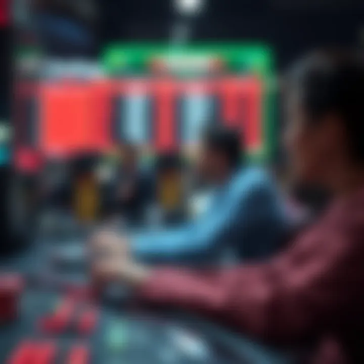 Visual representation of user statistics in betting