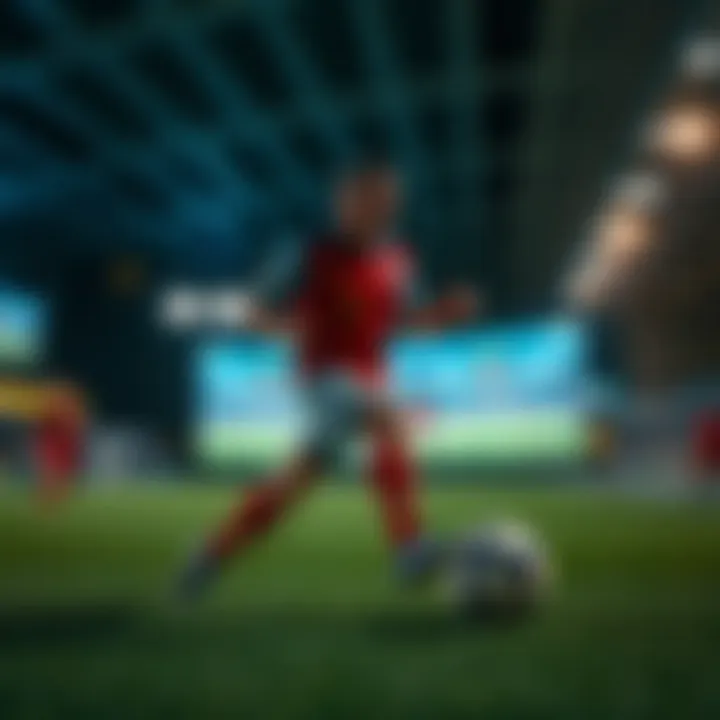 Virtual football representation