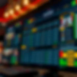 Overview of Betfair's user interface showcasing various betting options