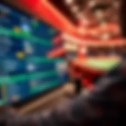 A sleek interface of an online betting platform showcasing various betting options.