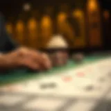 Visual representation of blackjack basic rules