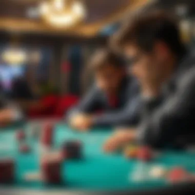 Psychological elements in poker