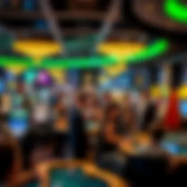A vibrant gaming floor filled with diverse casino games and enthusiastic players
