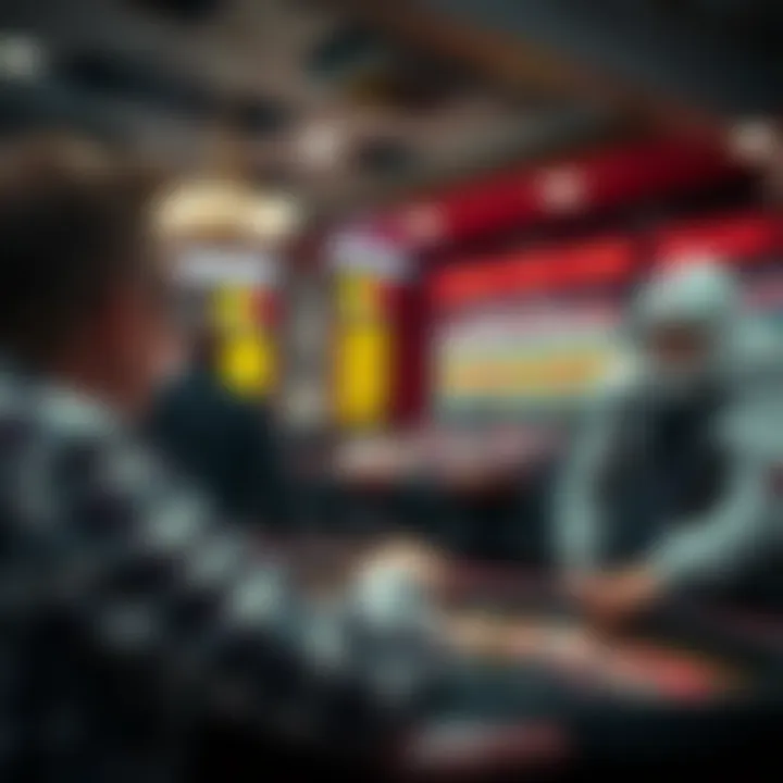 A graphic representation of the interaction between sports betting and casino games