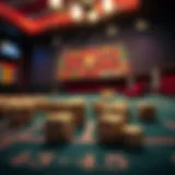 The essence of Craps game with dice