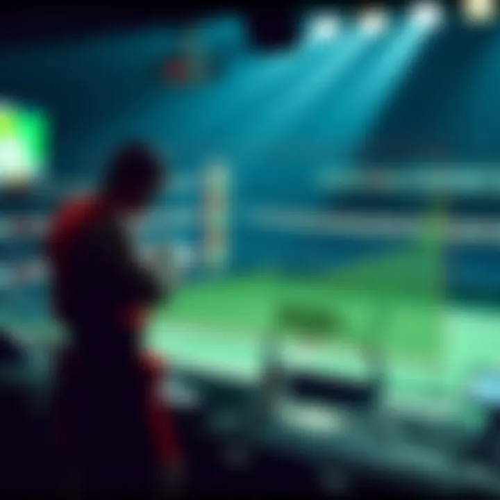 A graphical representation of current market trends in online boxing betting.