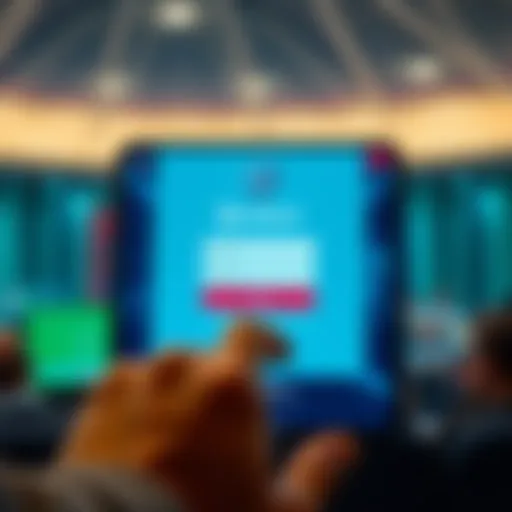 Secure login interface