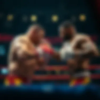 Contrasting Fighting Styles A diagram illustrating the contrasting fighting styles of Fury and Ngannou