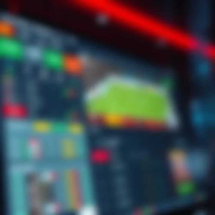 An overview of a football betting site interface