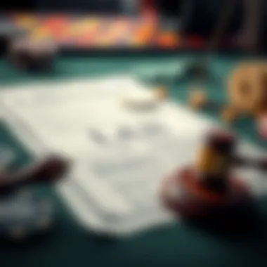 Legal documents related to online gambling regulations