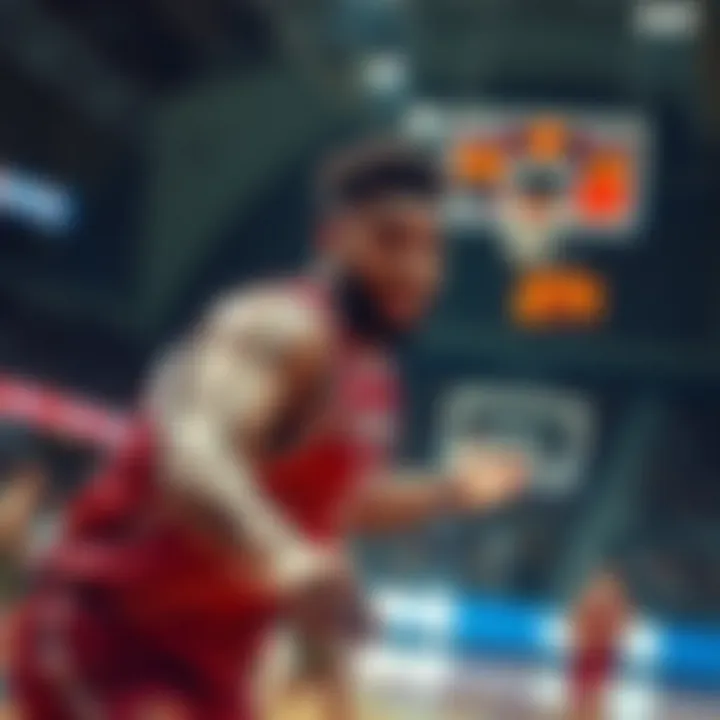 Iconic Illawarra Hawks player in action during a pivotal game