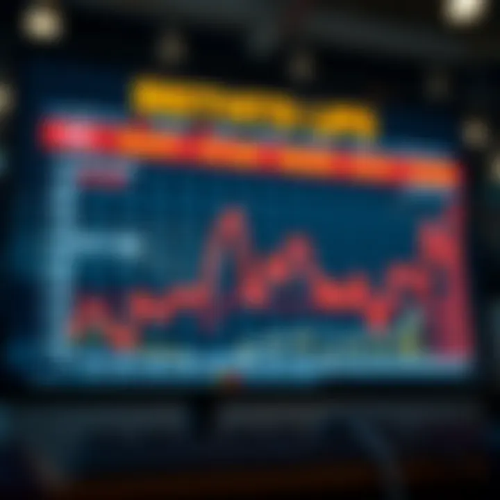 Graph of sports betting trends