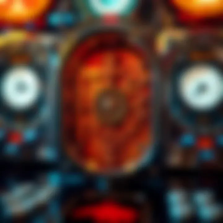 An intricate slot machine design