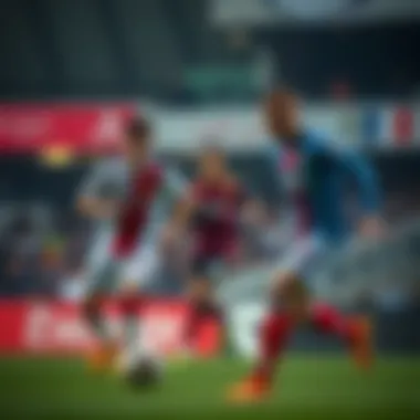 Graphic analysis of recent performance trends of both teams