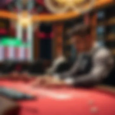 A player strategizing at an online baccarat platform