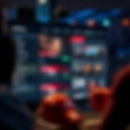 An engaging online boxing betting interface showcasing diverse betting options.