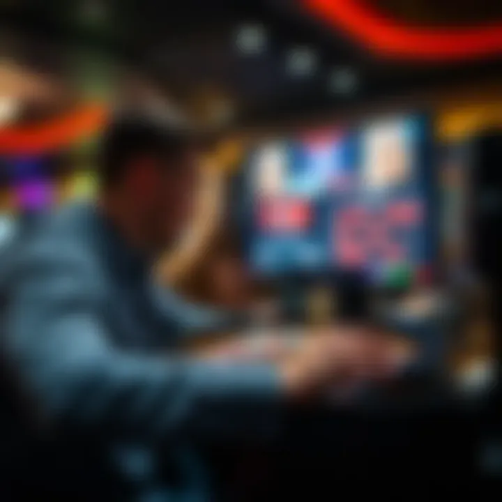 A modern player engaged in an online roulette game on a tablet