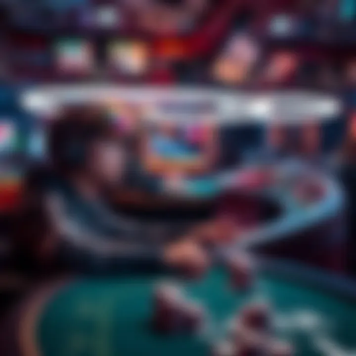 Digital representation of online poker gameplay