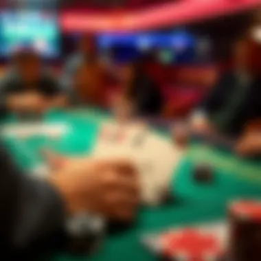 Visual representation of poker strategies and tips