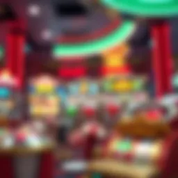 Visually captivating representation of various slot game themes