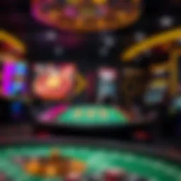 A captivating online table game interface with vibrant graphics