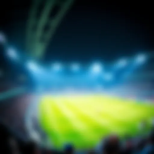 A vibrant stadium atmosphere during an international soccer match