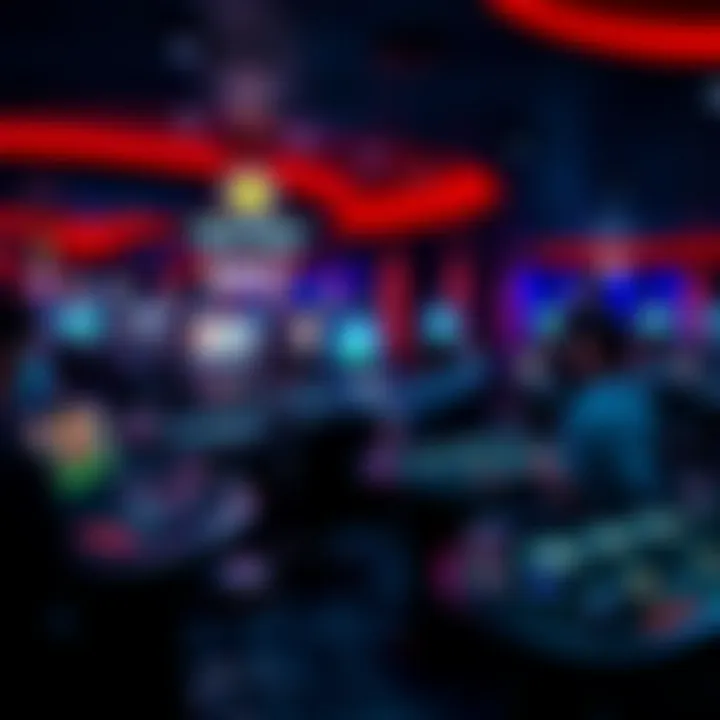 Players engaged in an online casino environment