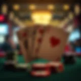 Visual representation of poker hand rankings