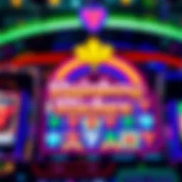 Vibrant display of Rainbow Riches Slot game interface
