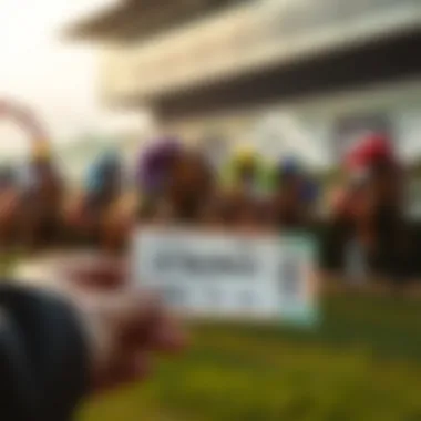 Winning ticket at the races