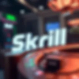 Skrill logo and branding elements