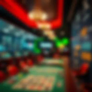 An engaging depiction of casino games offered by Stake