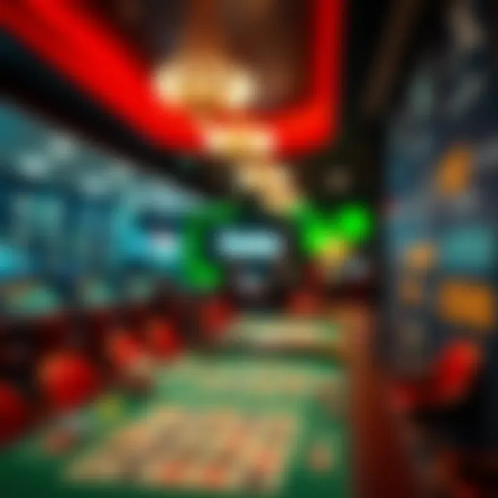 An engaging depiction of casino games offered by Stake