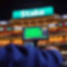 An overview of the Stake platform showcasing its user interface and betting options