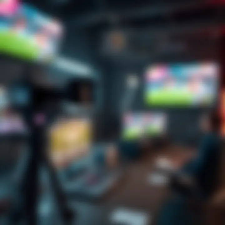 Technical setup for streaming cricket matches