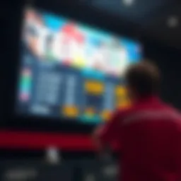 Real-time tennis match score display